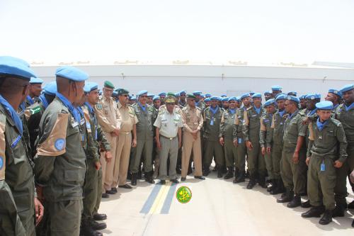 La 6eme unité de la gendarmerie nationale regagne la patrie en provenance de la Centrafrique
