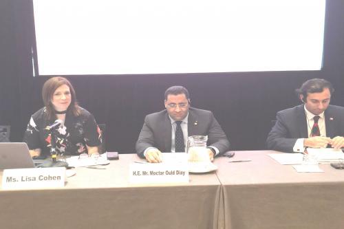 Le ministre des finances passe en revue l’expérience de la RIM dans Alliance 8.7 de lutte contre le travail forcé Le ministre des finances passe en revue l’expérience de la RIM dans Alliance 8.7 de lutte contre le travail forcé