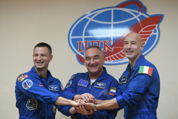 50 ans après Apollo 11, décollage de trois astronautes pour l'ISS