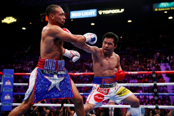 Boxe: Pacquiao surpasse Thurman et s'empare de la ceinture WBA des welters