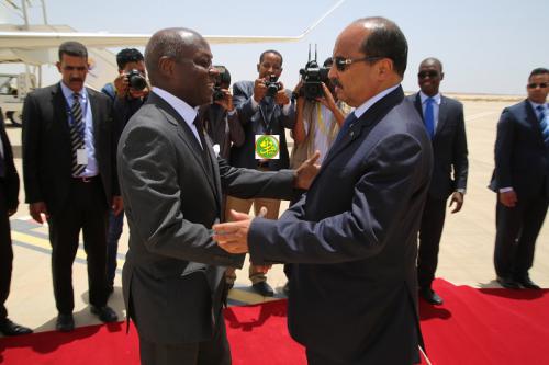 Arrivée à Nouakchott du Président Bissau Guinéen Arrivée à Nouakchott du Président Bissau Guinéen