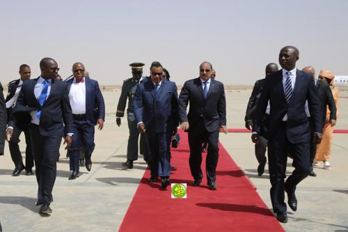 Arrivée à Nouakchott du Président Congolais Arrivée à Nouakchott du Président Congolais