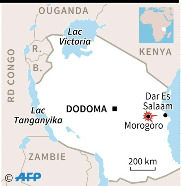 Tanzanie: au moins 60 morts dans l'explosion d'un camion-citerne accidenté Tanzanie: au moins 60 morts dans l'explosion d'un camion-citerne accidenté