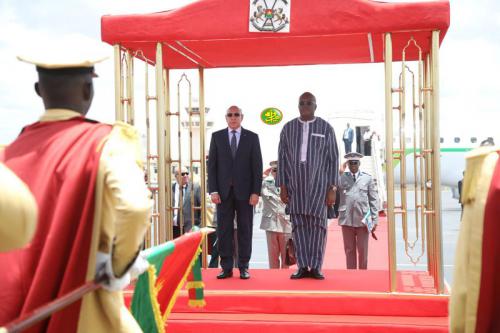 Le Président de la République arrive à Ouagadougou Le Président de la République arrive à Ouagadougou
