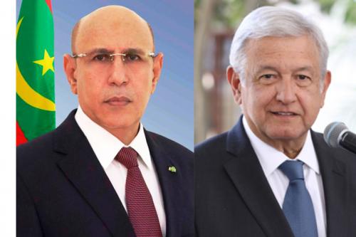 Le Président de la République félicite son homologue mexicain Le Président de la République félicite son homologue mexicain