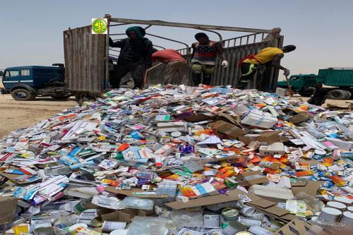 Incinération de quantités de produits pharmaceutiques périmés Incinération de quantités de produits pharmaceutiques périmés