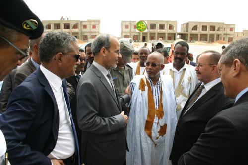 Le ministre de l’enseignement secondaire visite certains établissements en cours de réalisation Le ministre de l’enseignement secondaire visite certains établissements en cours de réalisation