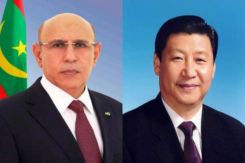 Le Président de la République félicite son homologue chinois Le Président de la République félicite son homologue chinois