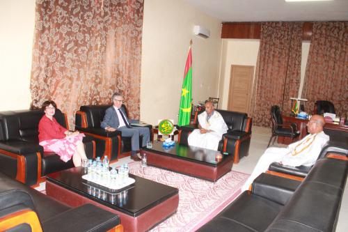 Le président de l'Assemblée Nationale reçoit l'ambassadeur de France en Mauritanie Le président de l'Assemblée Nationale reçoit l'ambassadeur de France en Mauritanie