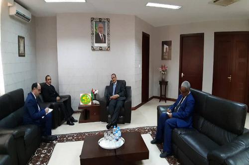 Le ministre des affaires étrangères reçoit l'ambassadeur d'Egypte en Mauritanie Le ministre des affaires étrangères reçoit l'ambassadeur d'Egypte en Mauritanie
