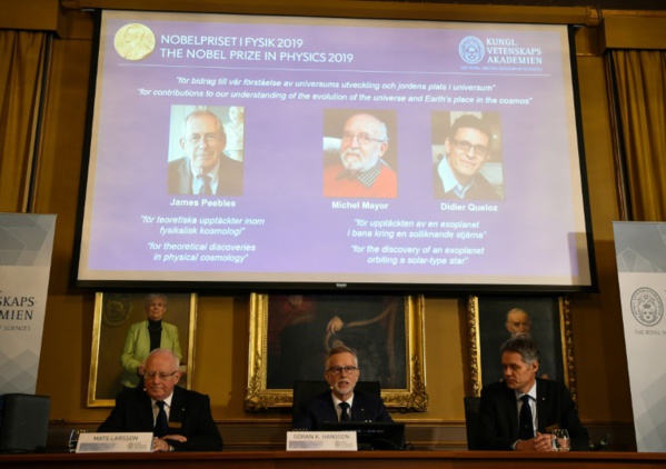 Du Big Bang aux exoplanètes: le Nobel de physique à deux Suisses et un Canado-Américain