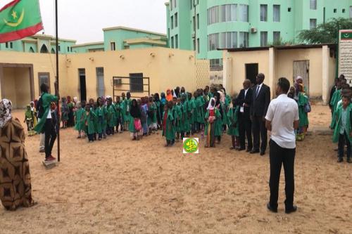 Le ministre de l'enseignement fondamental effectue une visite inopinée à l'école 8 de Nouakchott