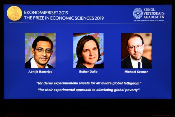 Le Nobel d'économie à un trio, dont Esther Duflo, pour leurs travaux sur la pauvreté