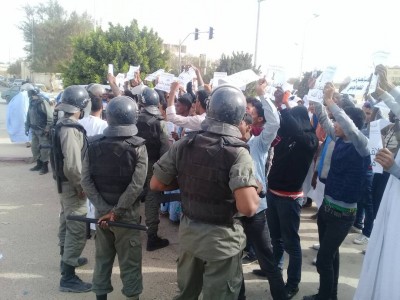 La police disperse une manifestation des étudiants à Nouakchott La police disperse une manifestation des étudiants à Nouakchott