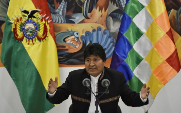 Elections en Bolivie : le président Morales compare la grève générale à un "coup d'Etat" Elections en Bolivie : le président Morales compare la grève générale à un "coup d'Etat"