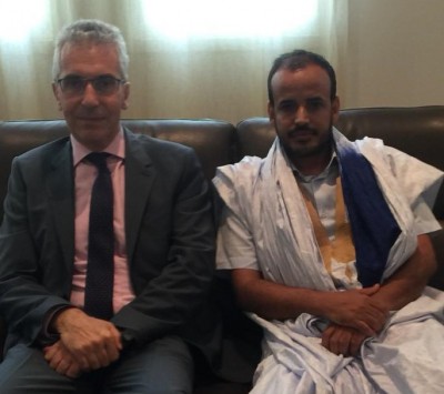 L’Ambassadeur de la France à Nouakchott s'entretient avec Ould Wafi