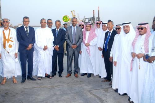 Une délégation du conseil saoudien de la Choura visite le Port Autonome de Nouakchott