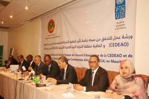 Atelier sur l’étude d’Impact de l’accord d’association de la CEDEAO et la ZLECAf en Mauritanie Atelier sur l’étude d’Impact de l’accord d’association de la CEDEAO et la ZLECAf en Mauritanie