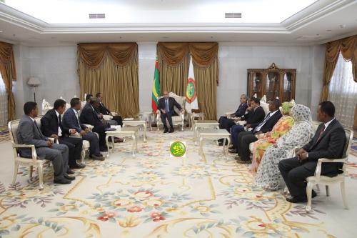 Le Président de la République reçoit le bureau exécutif du syndicat des journalistes mauritaniens
