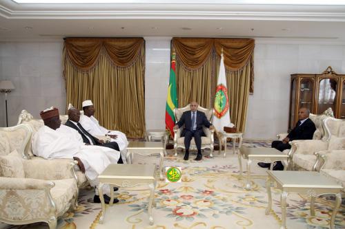 Le Président de la République reçoit les présidents des parlements des pays du G5-Sahel Le Président de la République reçoit les présidents des parlements des pays du G5-Sahel