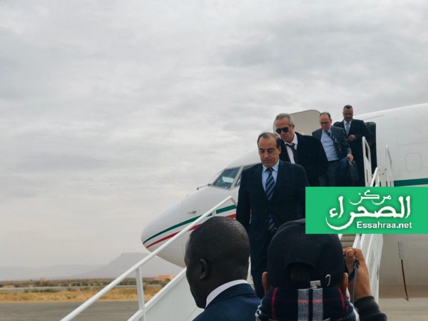 Arrivée de l'Invité d'honneur du festival des villes ancienne à Atar Arrivée de l'Invité d'honneur du festival des villes ancienne à Atar