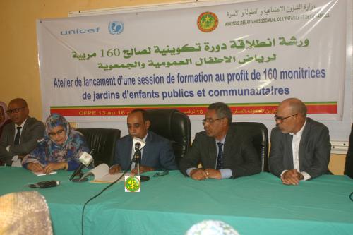 Organisation d’une session de formation au profit des monitrices de maternelles publiques et associations Organisation d’une session de formation au profit des monitrices de maternelles publiques et associations