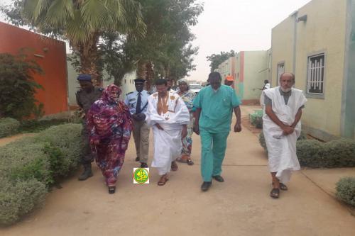 Le ministre de la Santé se rend à l’hôpital Hamad à Boutilimit