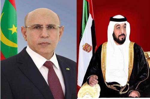 Le Président de la République adresse ses condoléances au Président de l’Etat des Emirats Arabes Unis