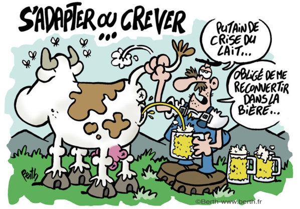 Destruction de 140 tonnes de produits laitiers invalides