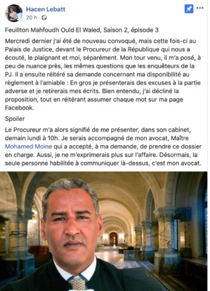Hacen Lebatt surpris d’être accusé pendant que l'ex terroriste est innocenté