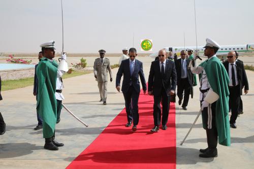 Le Président de la République regagne Nouakchott en provenance de Sélibabi