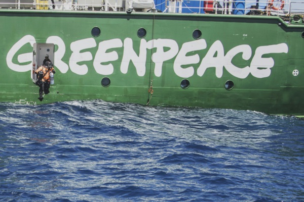 A bord de l'Arctic Sunrise, à l'avant-garde du combat pour la défense des océans A bord de l'Arctic Sunrise, à l'avant-garde du combat pour la défense des océans