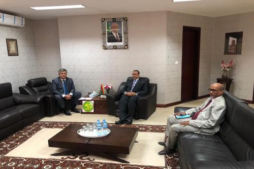 Le ministre des affaires étrangères s’entretient avec l’ambassadeur turc en Mauritanie Le ministre des affaires étrangères s’entretient avec l’ambassadeur turc en Mauritanie