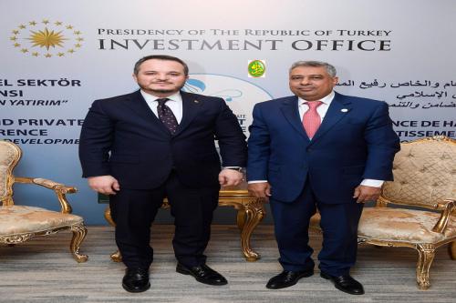 Le ministre de l'économie rencontre le président du bureau turc pour la promotion de l'investissement
