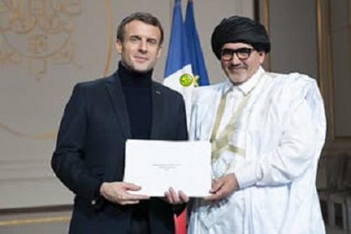 L’ambassadeur de Mauritanie en France présente ses lettres de créance