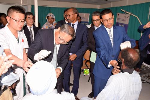 Le ministre de la santé s’enquiert de l’action de la mission médicale chinoise d’ophtalmologie Le ministre de la santé s’enquiert de l’action de la mission médicale chinoise d’ophtalmologie
