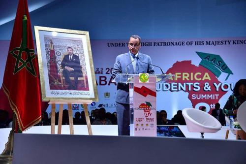 Le ministre des affaires étrangères participe à la 8ème session du Forum d’étudiants et de jeunes africaines à Rabat. Le ministre des affaires étrangères participe à la 8ème session du Forum d’étudiants et de jeunes africaines à Rabat.