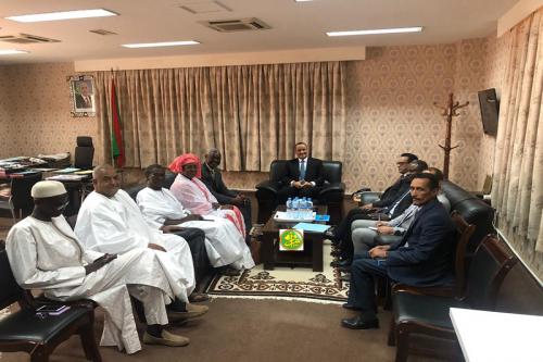 Le ministre des Affaires étrangères reçoit une délégation du forum des experts mauritaniens de la diaspora