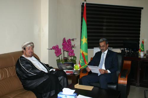 Le ministre du développement rural s’entretient avec l’ambassadeur d’Oman Le ministre du développement rural s’entretient avec l’ambassadeur d’Oman