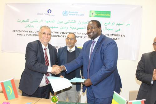 Jumelage entre l’Institut National de Recherche en Santé Publique et l’Institut Pasteur de Dakar Jumelage entre l’Institut National de Recherche en Santé Publique et l’Institut Pasteur de Dakar