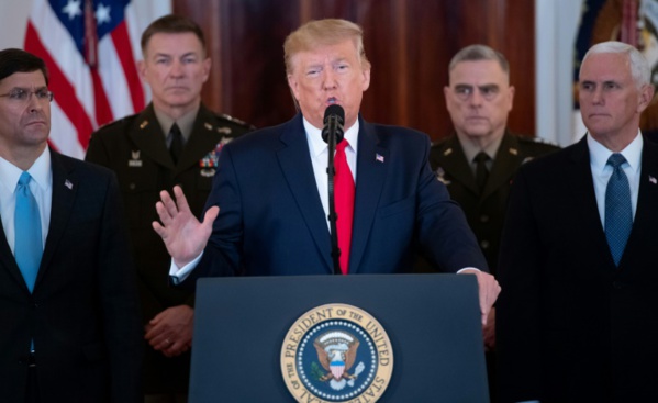 Trump joue l'apaisement, le spectre d'une guerre avec l'Iran s'éloigne