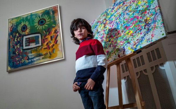 A 7 ans, le "mini Picasso" allemand agite le monde de l'art A 7 ans, le "mini Picasso" allemand agite le monde de l'art