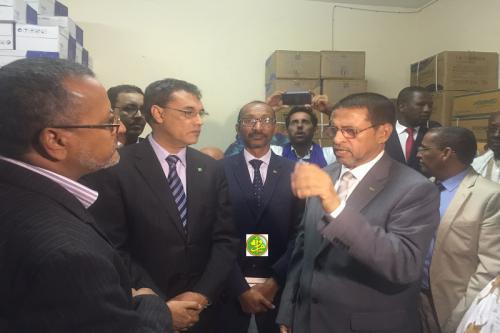 Le ministre de la Santé s’enquiert de la marche du travail au sein de la délégation régionale de la santé de Nouadhibou Le ministre de la Santé s’enquiert de la marche du travail au sein de la délégation régionale de la santé de Nouadhibou