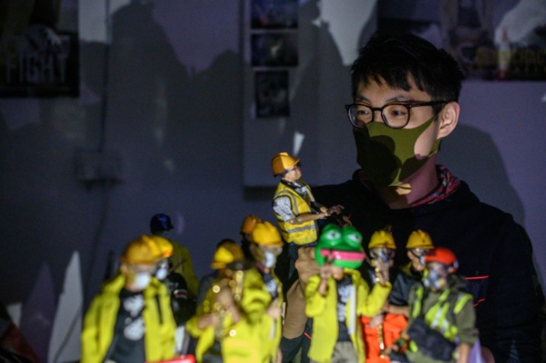 Toy Story: les manifestants hongkongais en figurines dans des magasins de jouets