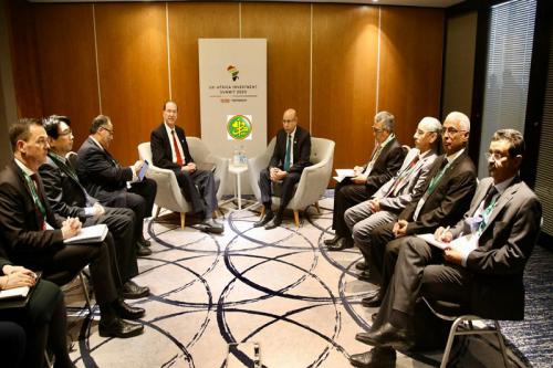 Le Président de la République reçoit en audience le président du groupe de la Banque Mondiale