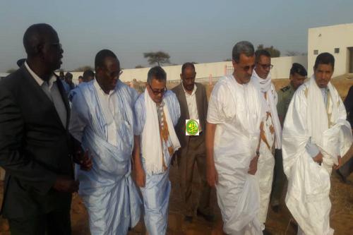 Le ministre du Développement rural visite la station de pompage de la ferme Nkeik et du marché de bétail d'Ankek à Rosso