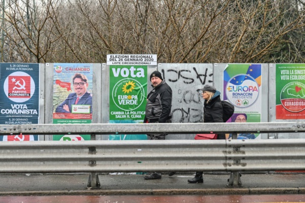 L'Italie suspendue à l'élection régionale en Emilie-Romagne