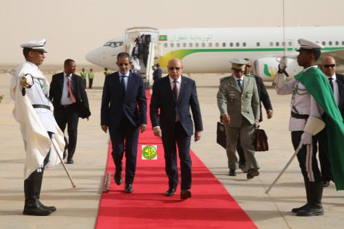 Arrivée du Président de la République, en provenance d’Addis-Abeba Arrivée du Président de la République, en provenance d’Addis-Abeba