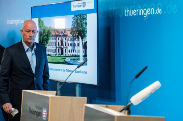 Mobilisation en ex-RDA contre les "pactes" électoraux avec l'extrême droite Mobilisation en ex-RDA contre les "pactes" électoraux avec l'extrême droite