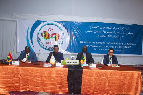 Notre pays accueille la réunion des experts préparatoire du Conseil des ministres des pays du G5-Sahel Notre pays accueille la réunion des experts préparatoire du Conseil des ministres des pays du G5-Sahel